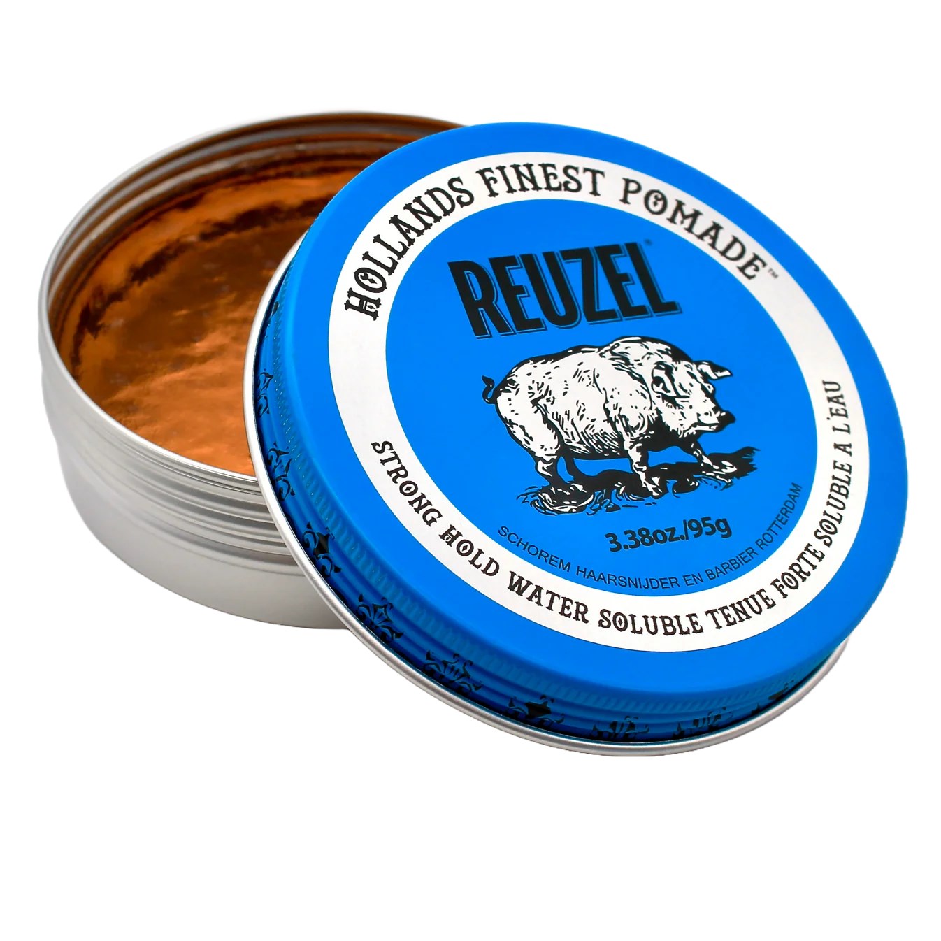 Reuzel Blue Pomade Su Bazlı Güçlü Tutucu Çok Parlak Pomad 95 gr