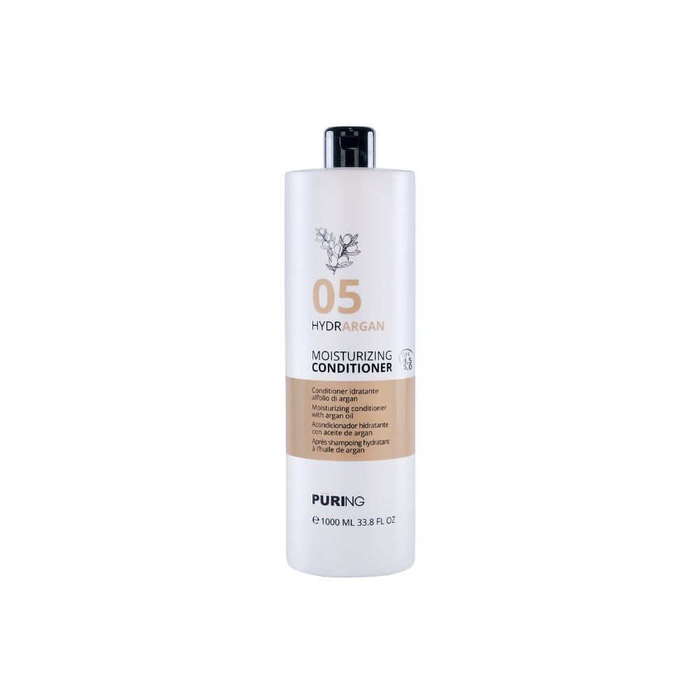 PURING 05 HydrArgan Normal ve Kuru Saçlar için Argan & Keten Tohumlu Nemlendirici Saç Kremi 1000ml