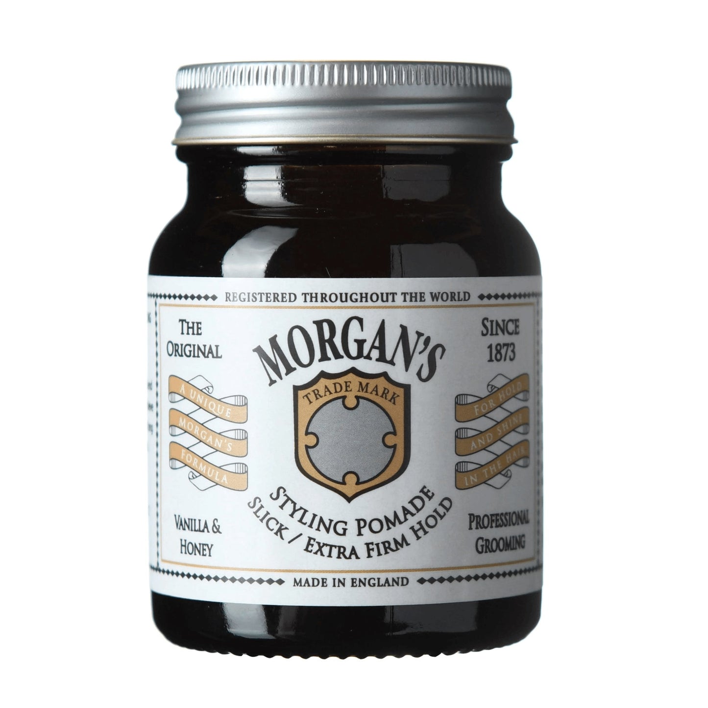 MORGAN'S POMADE Styling Extra Hold Vanilla & Honey Extra Sert Tutucu Parlaklık Veren Pomad (WHITE LABEL) 100gr