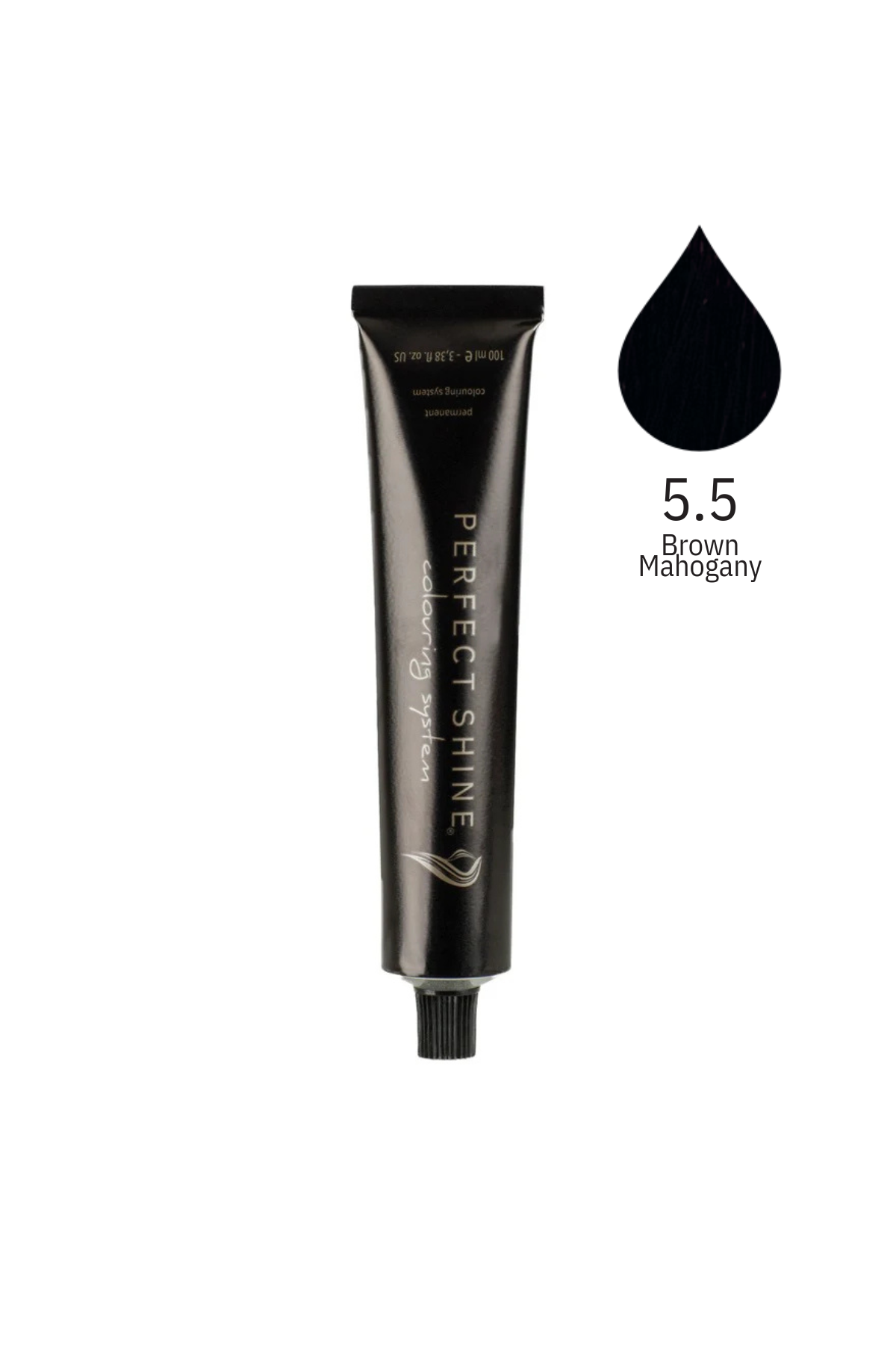 Perfect Shine Permanent Profesyonel Saç Boyası 100ml - Koyu Kahve Maun/Siyah Kahve (MAHOGANY RED-5.5)
