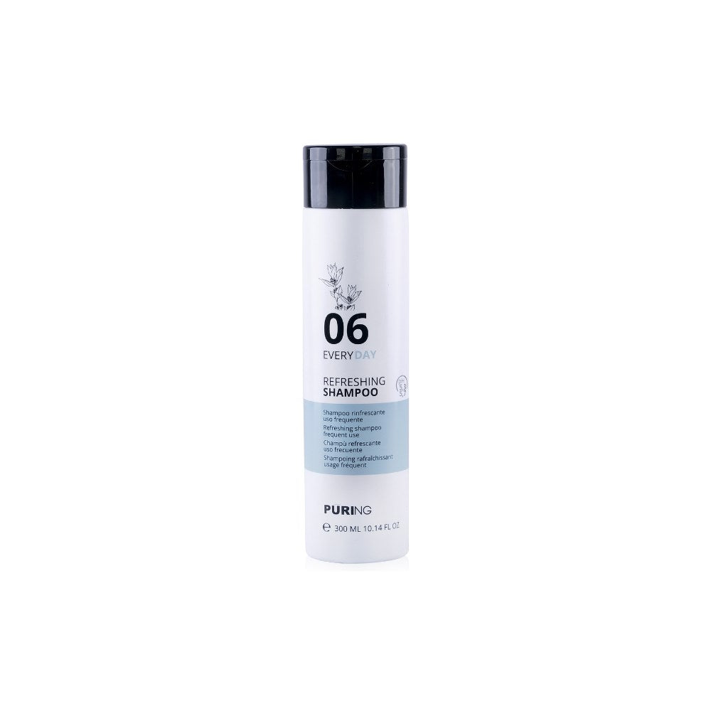 PURING 06 Everyday Tüm Saçlar için Nane&Mentollü Hassas Saç Derisi Ferahlatıcı Şampuan 300ml