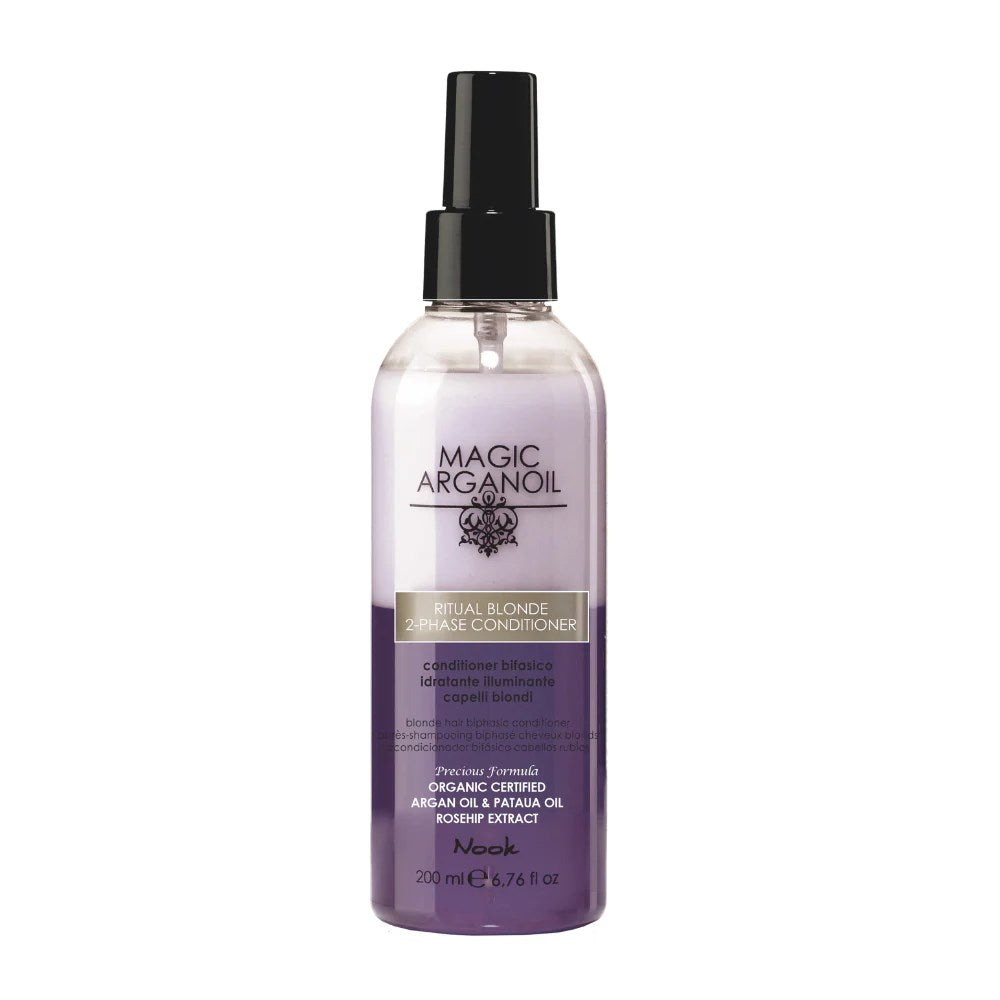 Nook Magic Arganoil Blonde Story Sarı Saçlar İçin Parlatıcı 2 Fazlı Durulanmayan Saç Spreyi 200ml