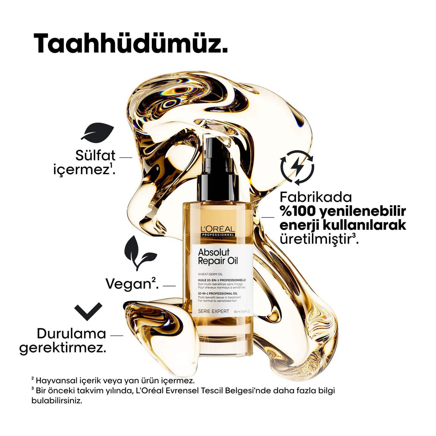 L'Oreal Professionnel Serie Expert Absolut Repair 10'u 1 Arada Saç Bakım Yağı 90ml