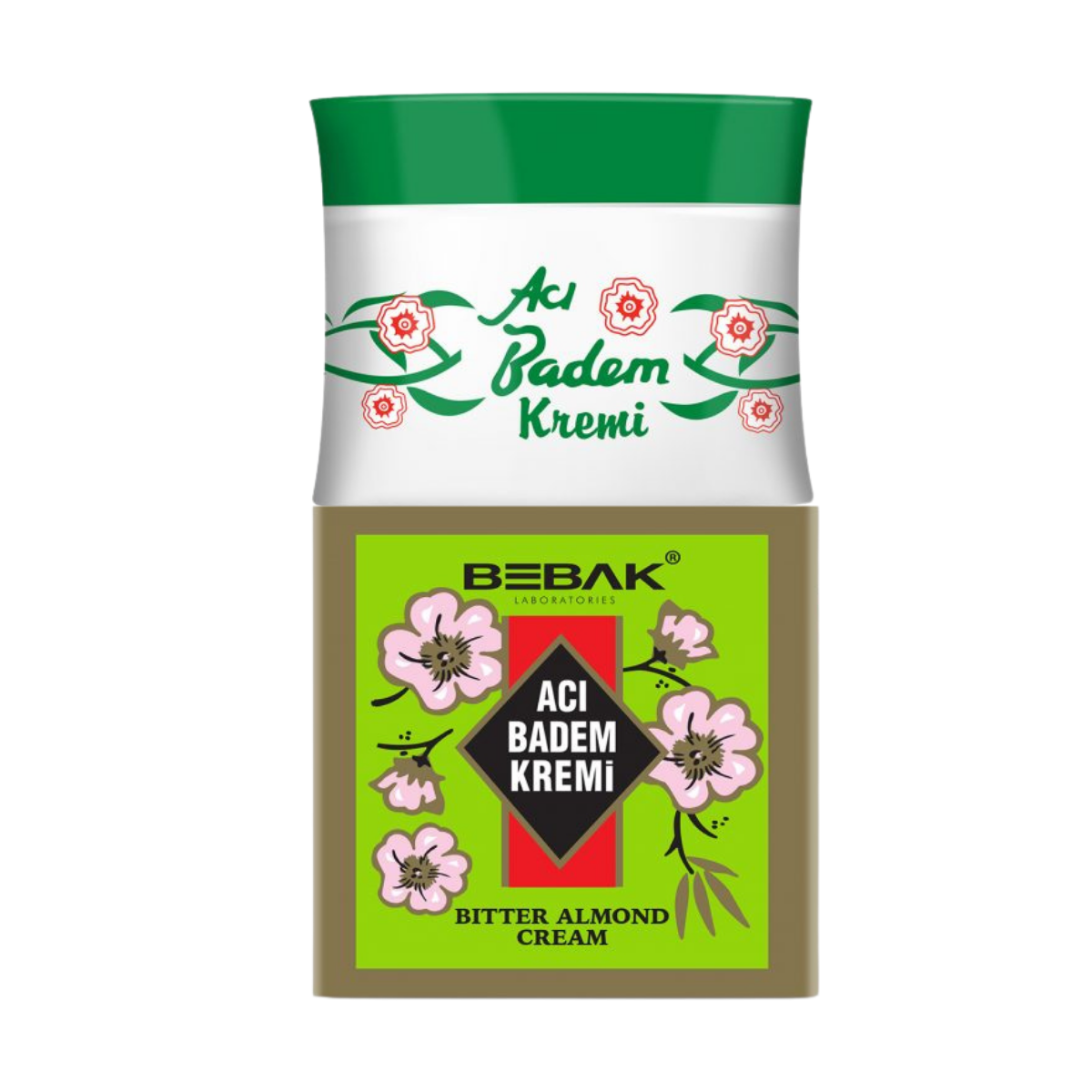 Bebak Yoğun Acı Badem Kremi Kavanoz 70 ml