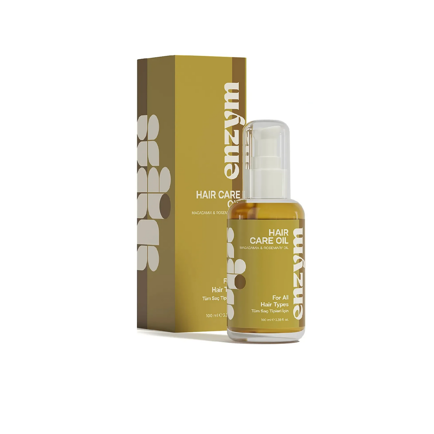 Enzym Hızla Uzama Etkili ve Onarıcı Kompleks Doğal Saç Bakım Yağı 100ml