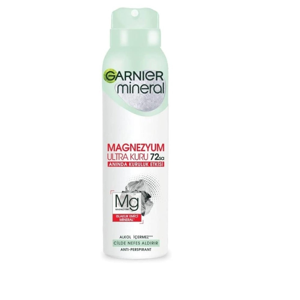 Garnier Mineral Magnesium Ultra Dry Spray Deodorant 150ml
