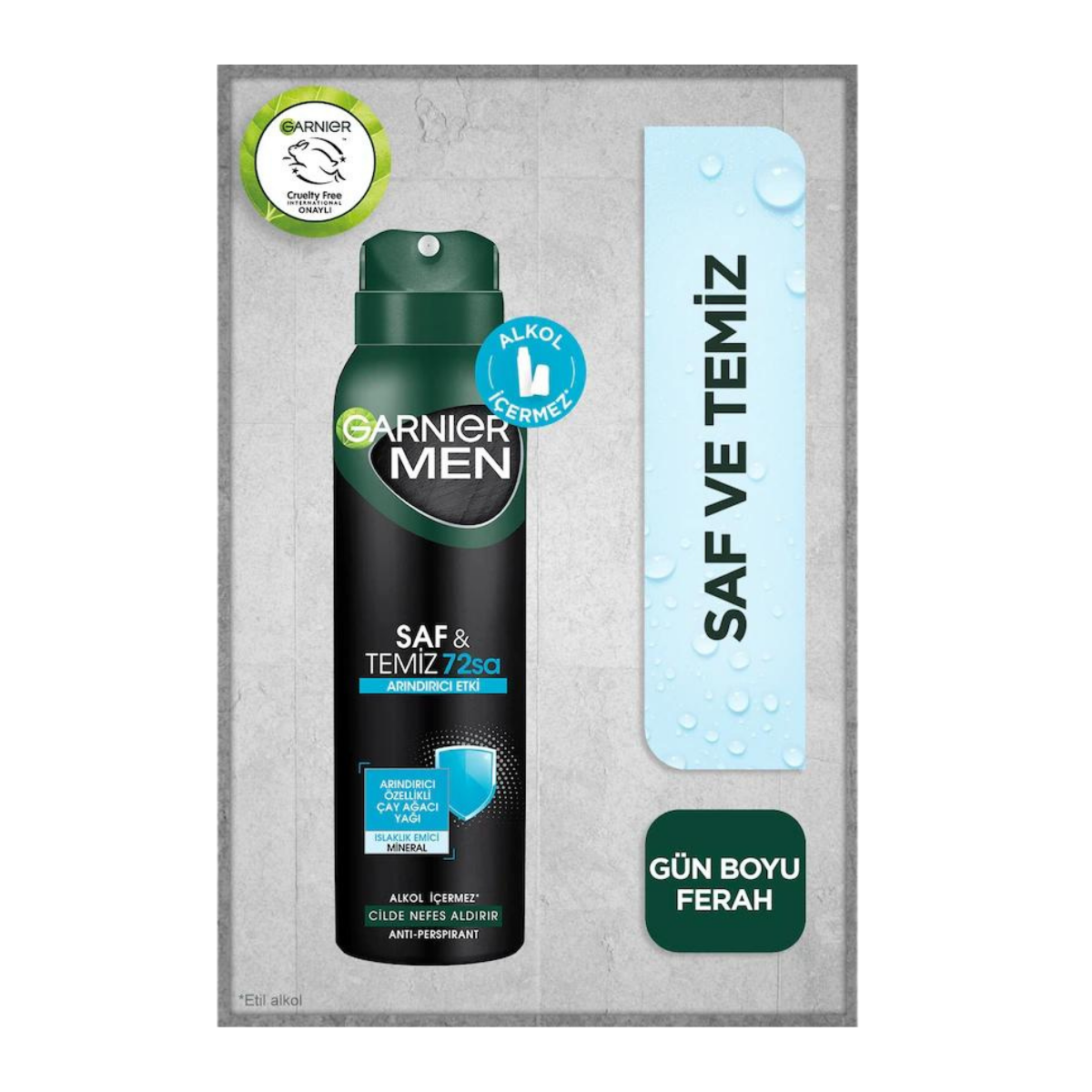 Garnier Men Pure & Clean аэрозоль 150 мл