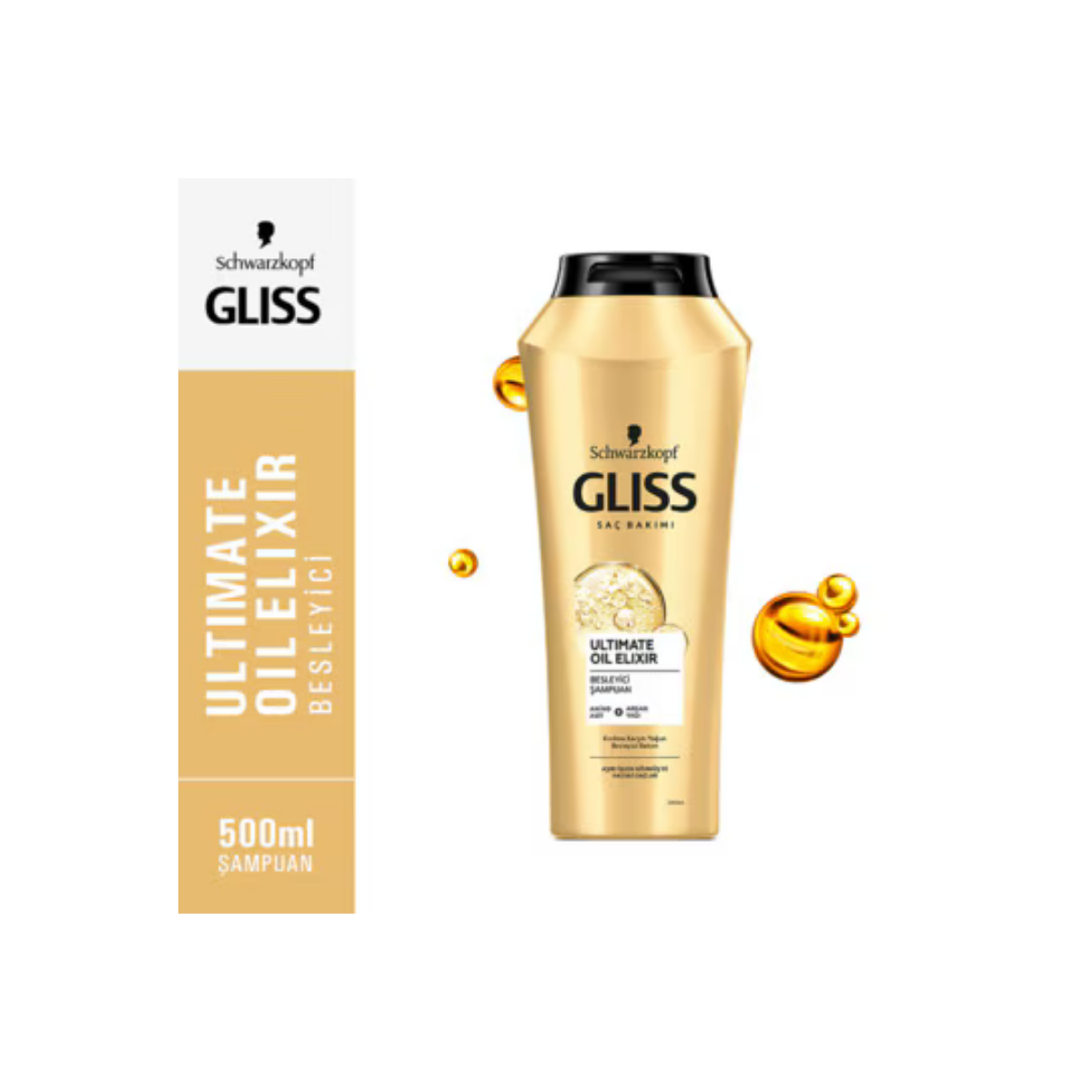 Gliss Ultimate Oil Elixir Besleyici Şampuan - Aminoasit Ve Argan Yağı
