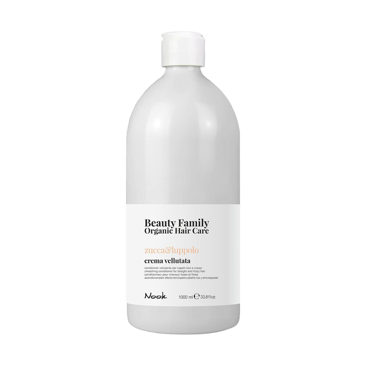 Крем Nook для прямых и вьющихся волос 1000 мл (веганский) Beauty Family