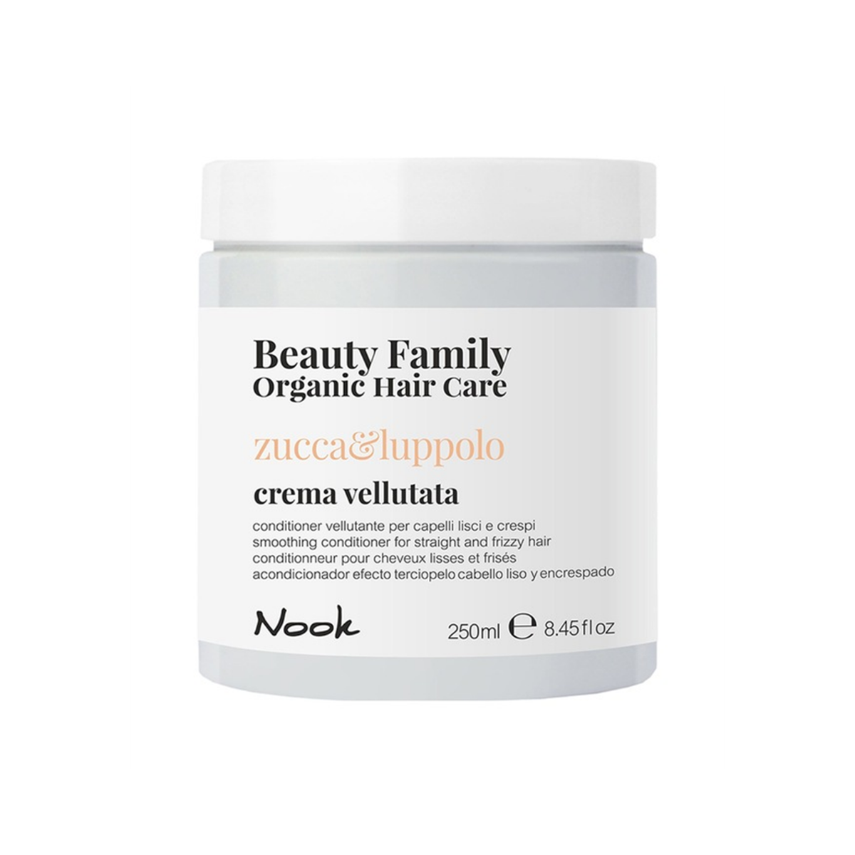 Крем Nook для прямых и вьющихся волос 250 мл (веганский) Beauty Family