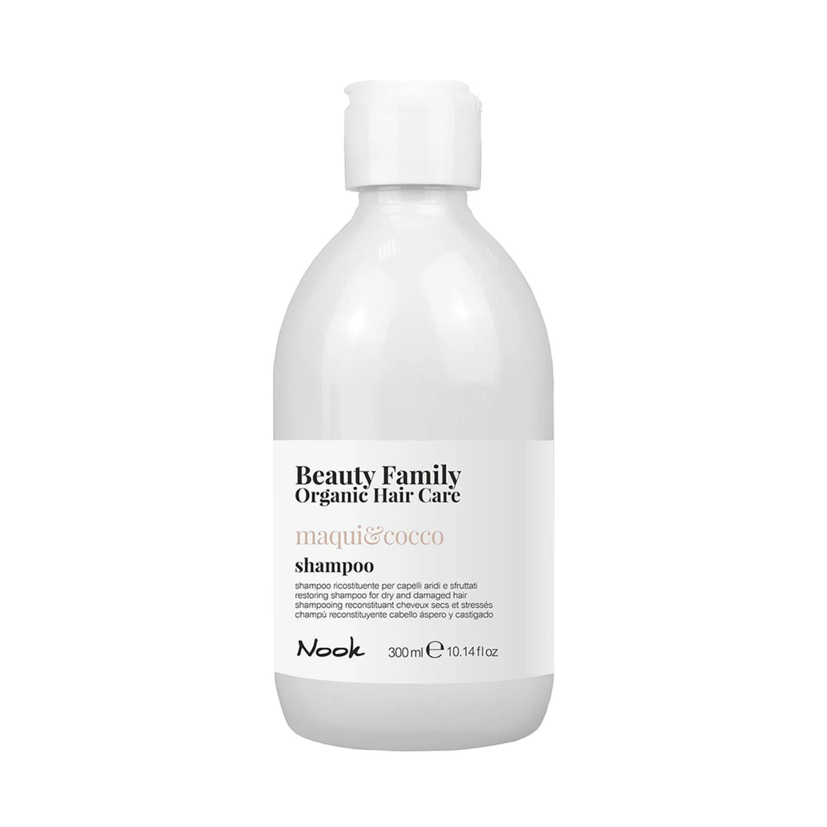 Nook Шампунь для тонких и чувствительных волос 300 мл (веганский) Beauty Family