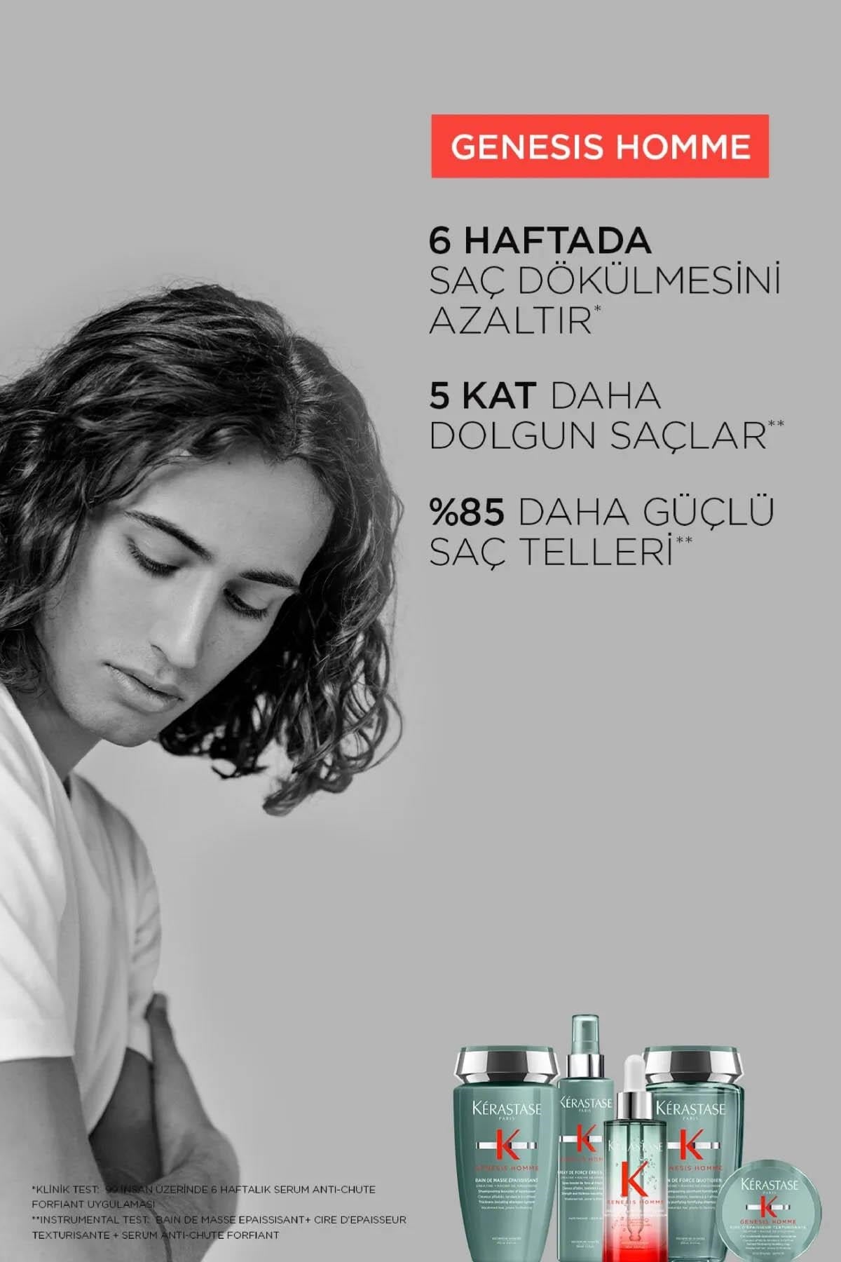 Kerastase Genesis Homme Bain De Masse Yoğunlaştırıcı Şampuan 250 ml