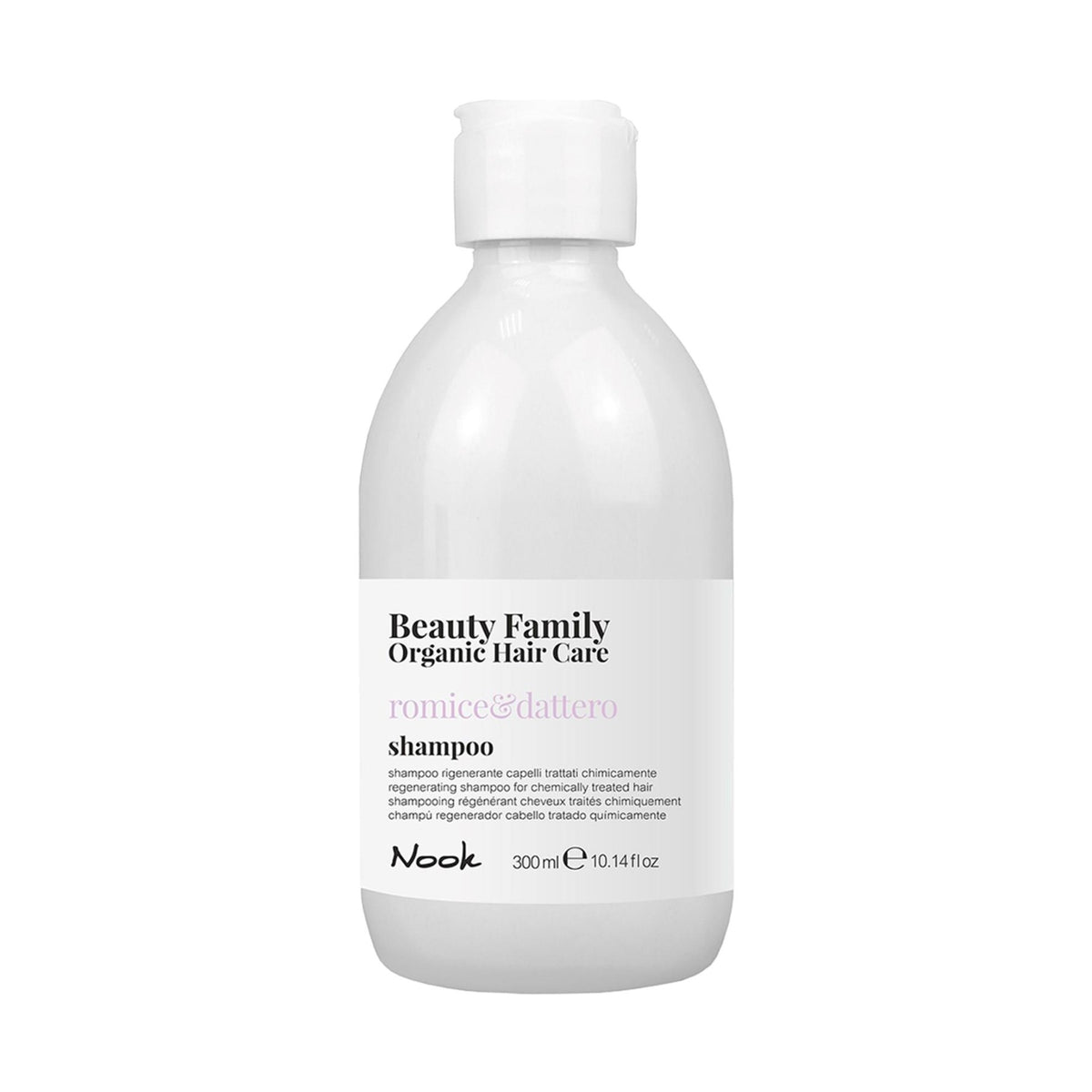 Nook Beauty Family Boyalı Yıpranmış Saçlara Labada Kökü Hurma Özlü Besleyici Yenileyici Şampuan 300ml