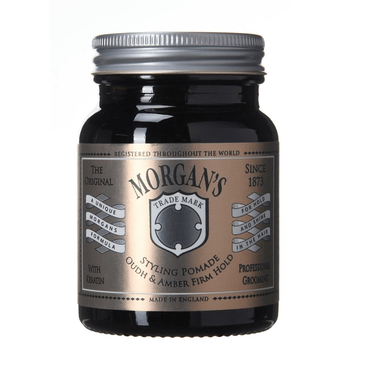 MORGAN'S POMADE Oudh & Amber Kalıcı Sert Tutuş Sağlayan Şekillendirici Pomad 100gr