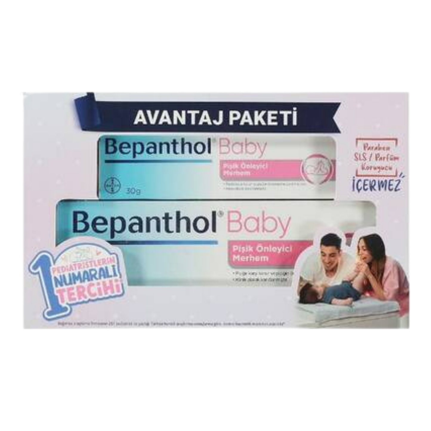 Bepanthol® Baby Diaper Rash Prevention Ointment 100 gr + 30 gr