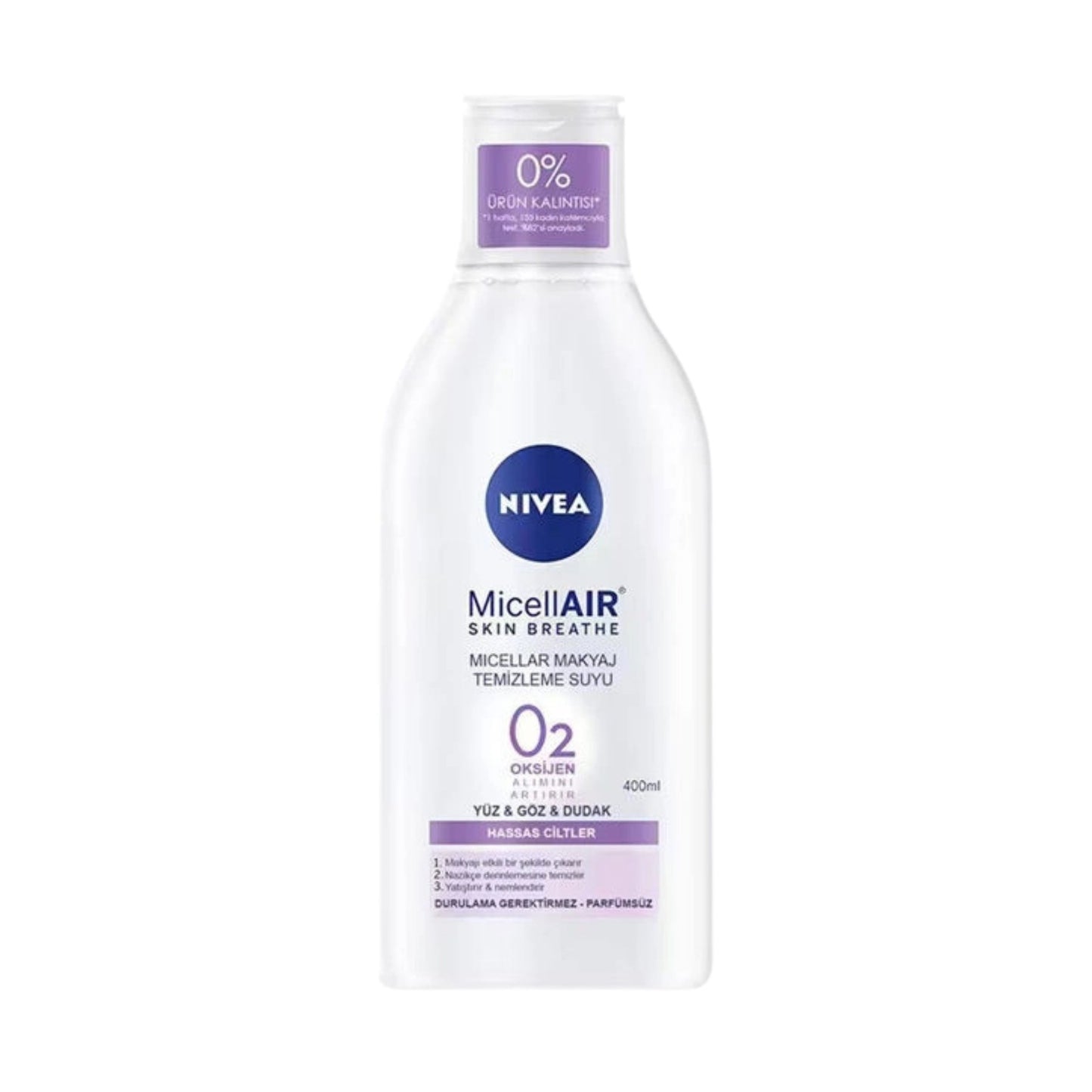 Nivea Yatıştırıcı Micellar Makyaj Temizleme Suyu 400 ml