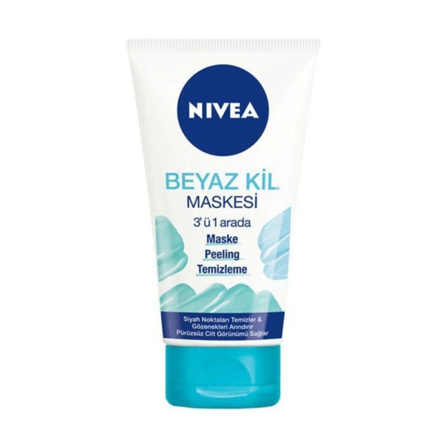 Nivea 3ü1 Sivilce Karşıtı Beyaz Kil Maskesi 150 ml