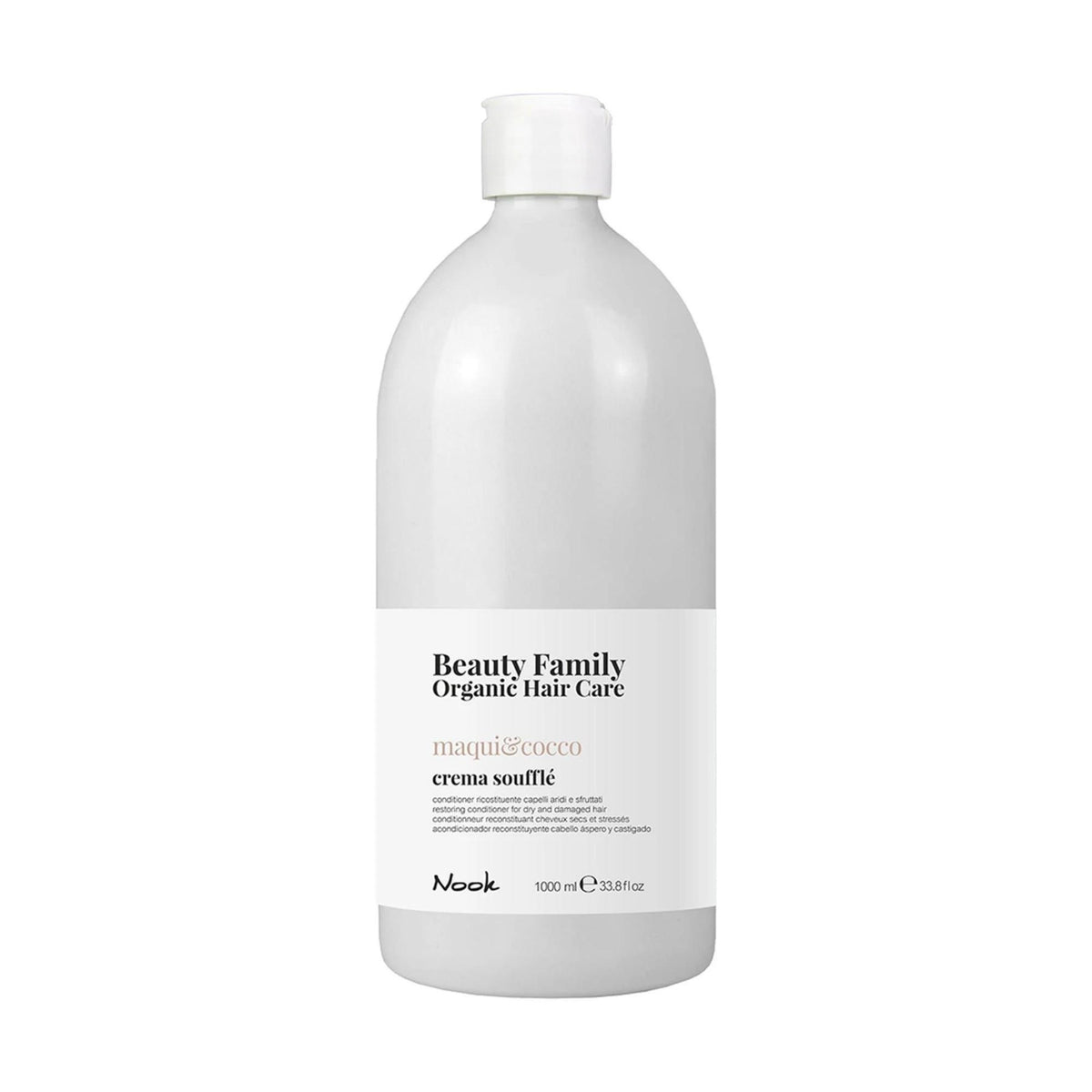 Nook Beauty Family Yıpranmış Saçlar İçin Avokado Hindistan Cevizi Özlü Onarıcı Besleyici Saç Kremi 1000ml