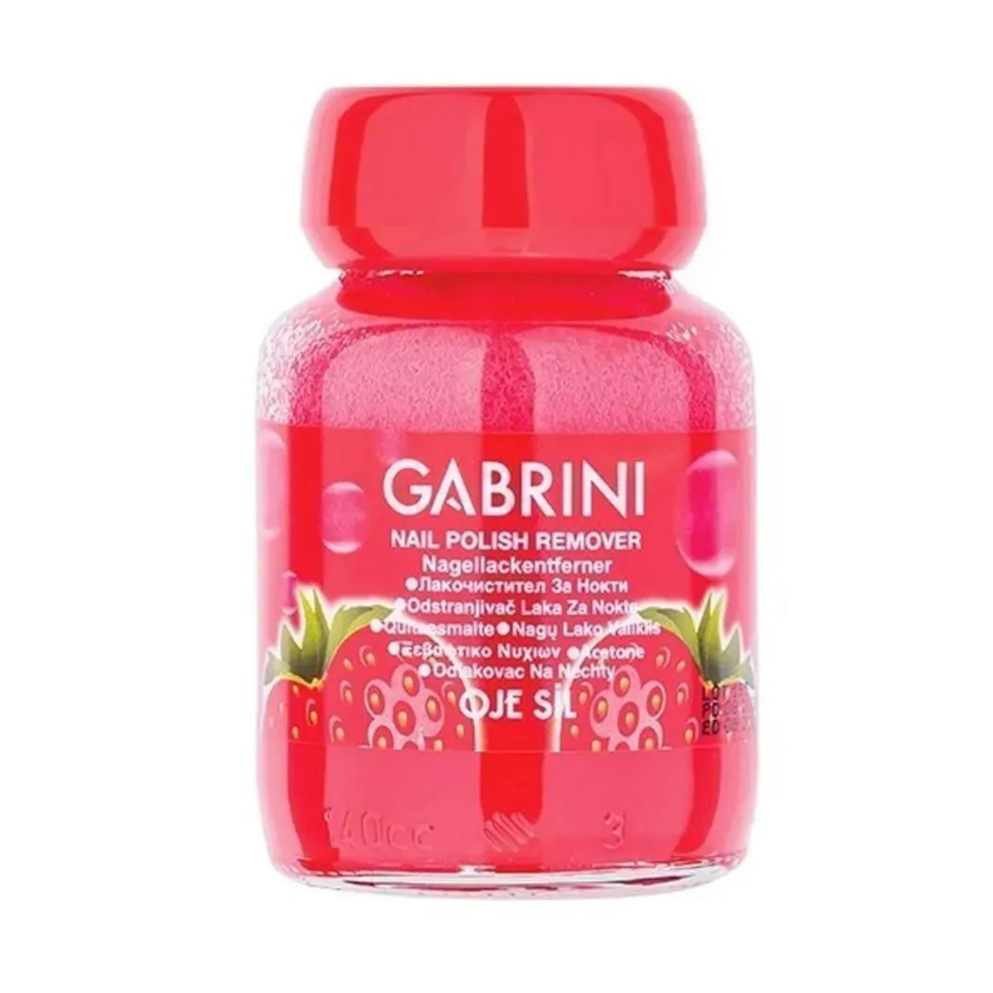 Gabrini Glass Bottle Acetone Lemon