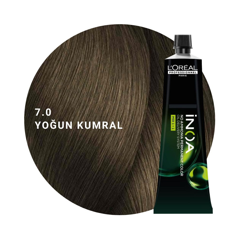 L’Oréal Professionnel INOA Saç Boyası 60gr - 7.0 Yoğun Kumral