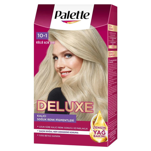 Palette Deluxe Saç Boyası 50ml (10-1 Küllü Açık Sarı) 