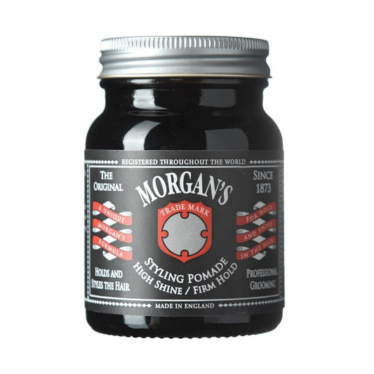MORGAN'S POMADE High Shine Firm Hold Pomade Sert Tutuş, Parlaklık Veren Saç Şekillendirici Pomad 100gr