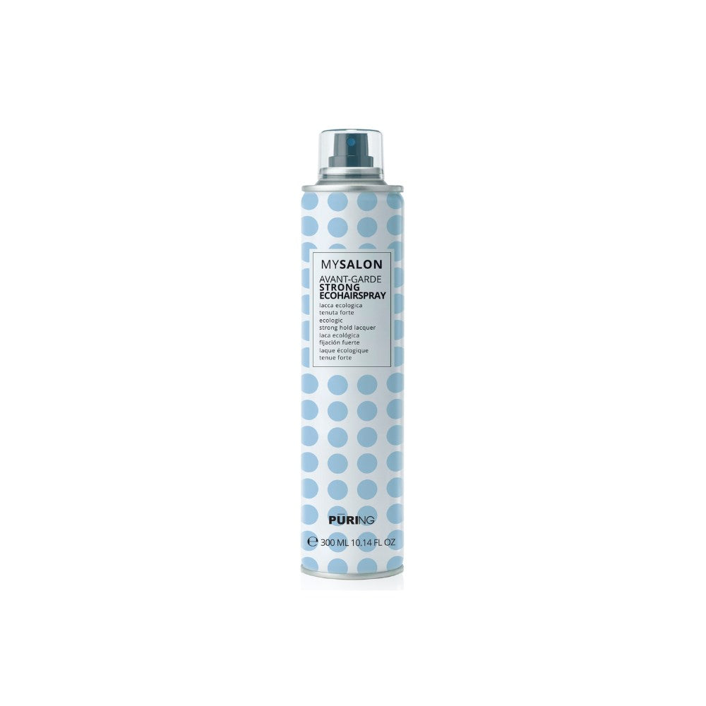 PURING MYSALON Tüm Saçlar için Güçlü Sert Tutuşlu Ekolojik Gazsız Şekillendirici Saç Spreyi 300ml