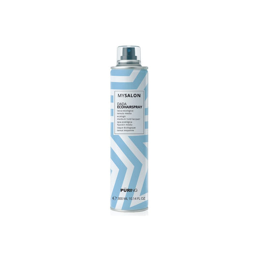PURING MYSALON Orta Tutuşlu,Esnek,Neme Karşı Ekolojik Gazsız Şekillendirici Saç Spreyi 300ml
