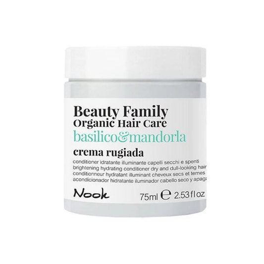 Nook Beauty Family Kuru Mat Saçlar İçin Fesleğen Badem Argan Özlü Nemlendirici Besleyici Saç Kremi 75ml