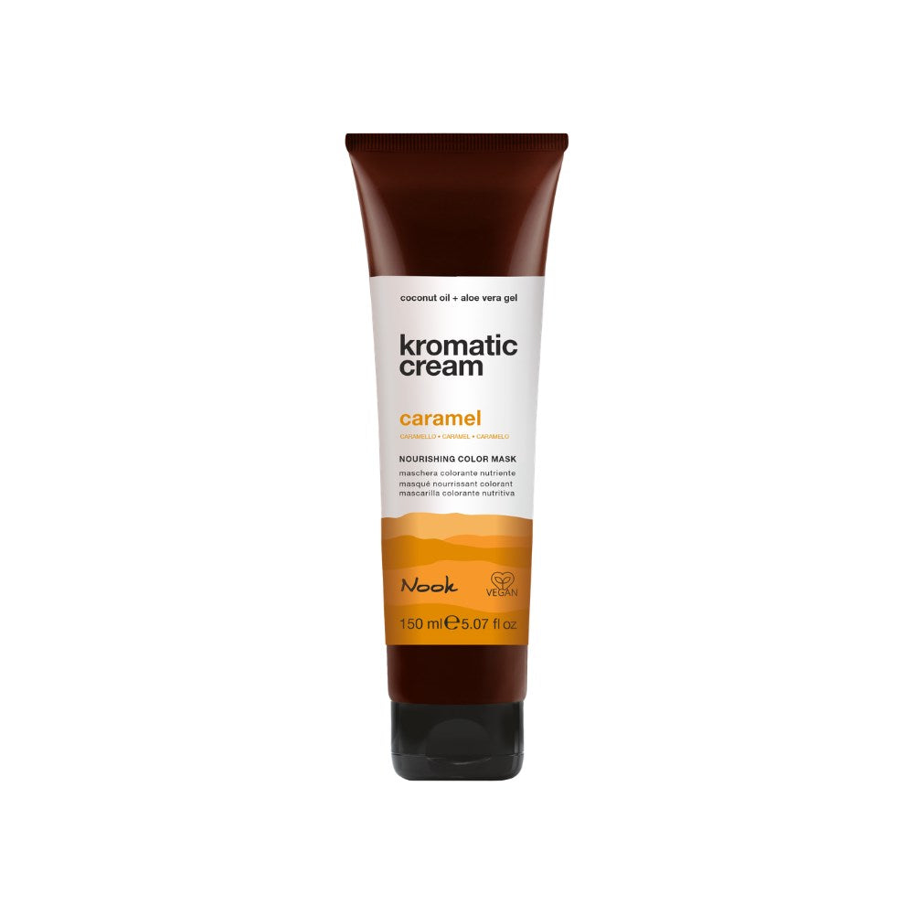 Nook Kromatic Cream Caramel Sıcak Bakır Ton Yapıcı Işıltı Veren Saç Maskesi 150ml