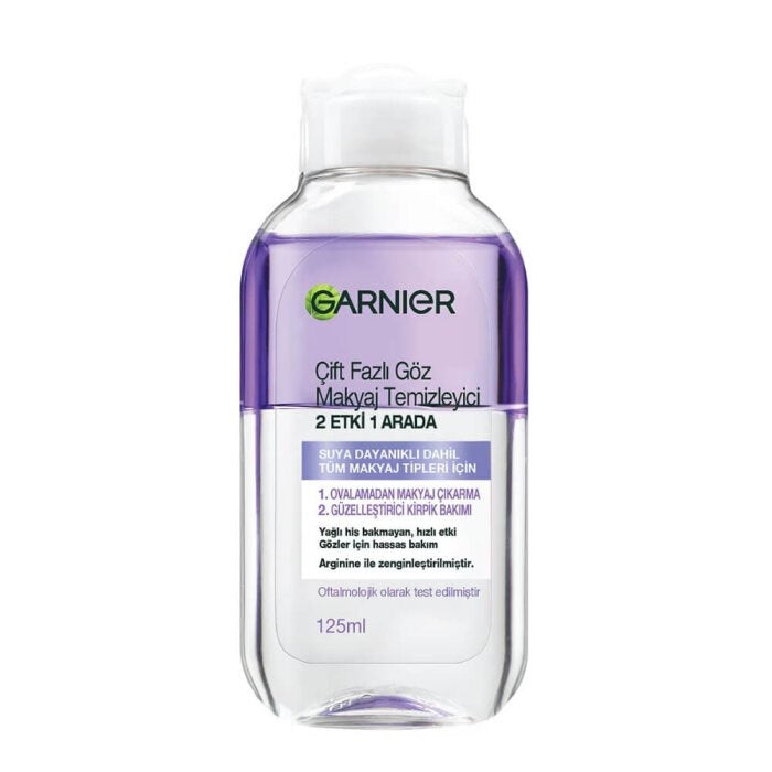 Garnier Çift Fazlı Göz Makyaj Temizleyicisi 2 Etki 1 Arada 125ml