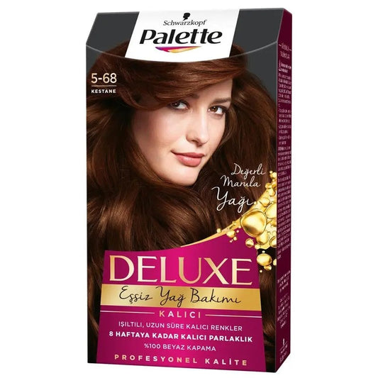Palette Deluxe Saç Boyası 50ml (5-68 Kestane)