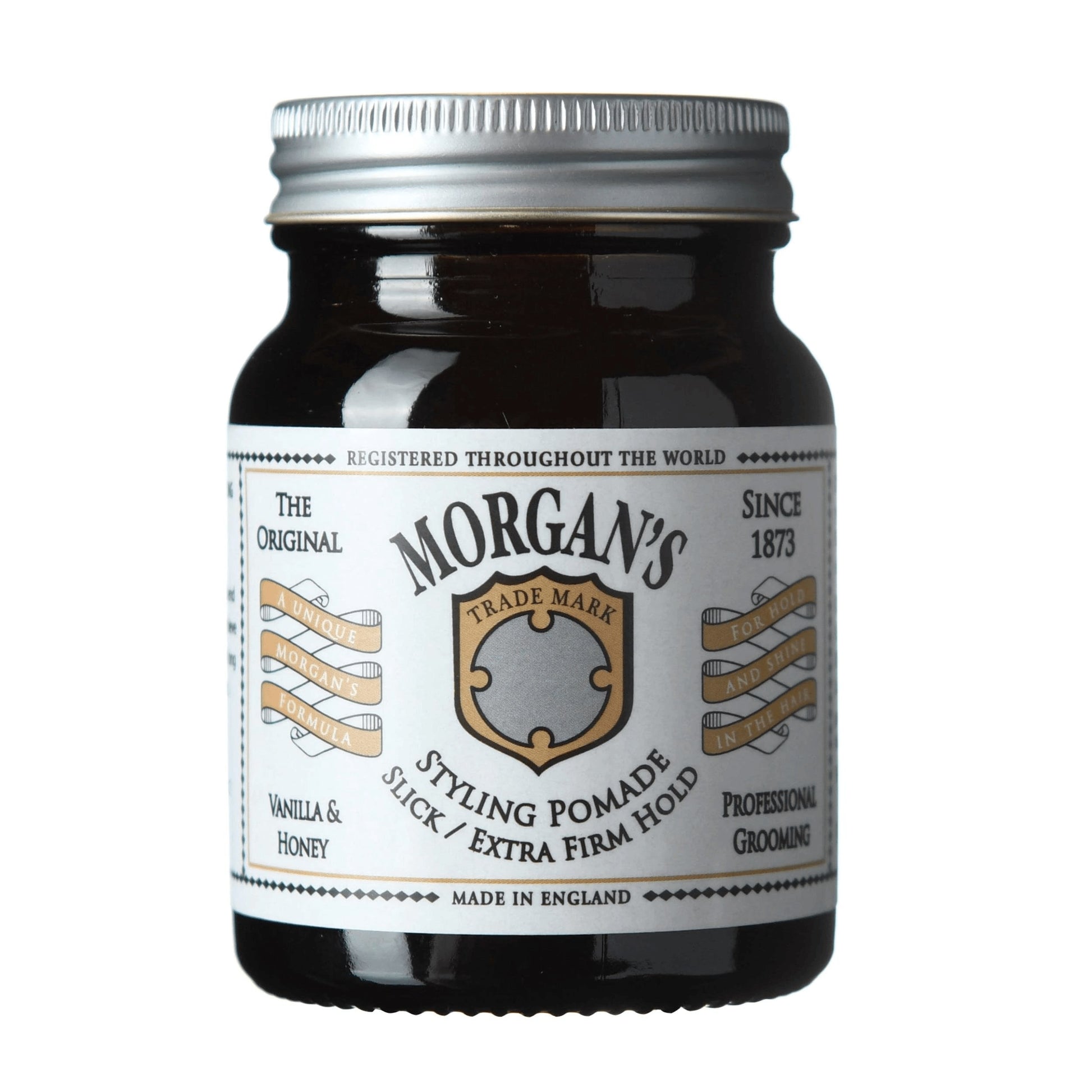MORGAN'S POMADE Styling Extra Hold Vanilla & Honey Extra Sert Tutucu Parlaklık Veren Pomad (WHITE LABEL) 100gr