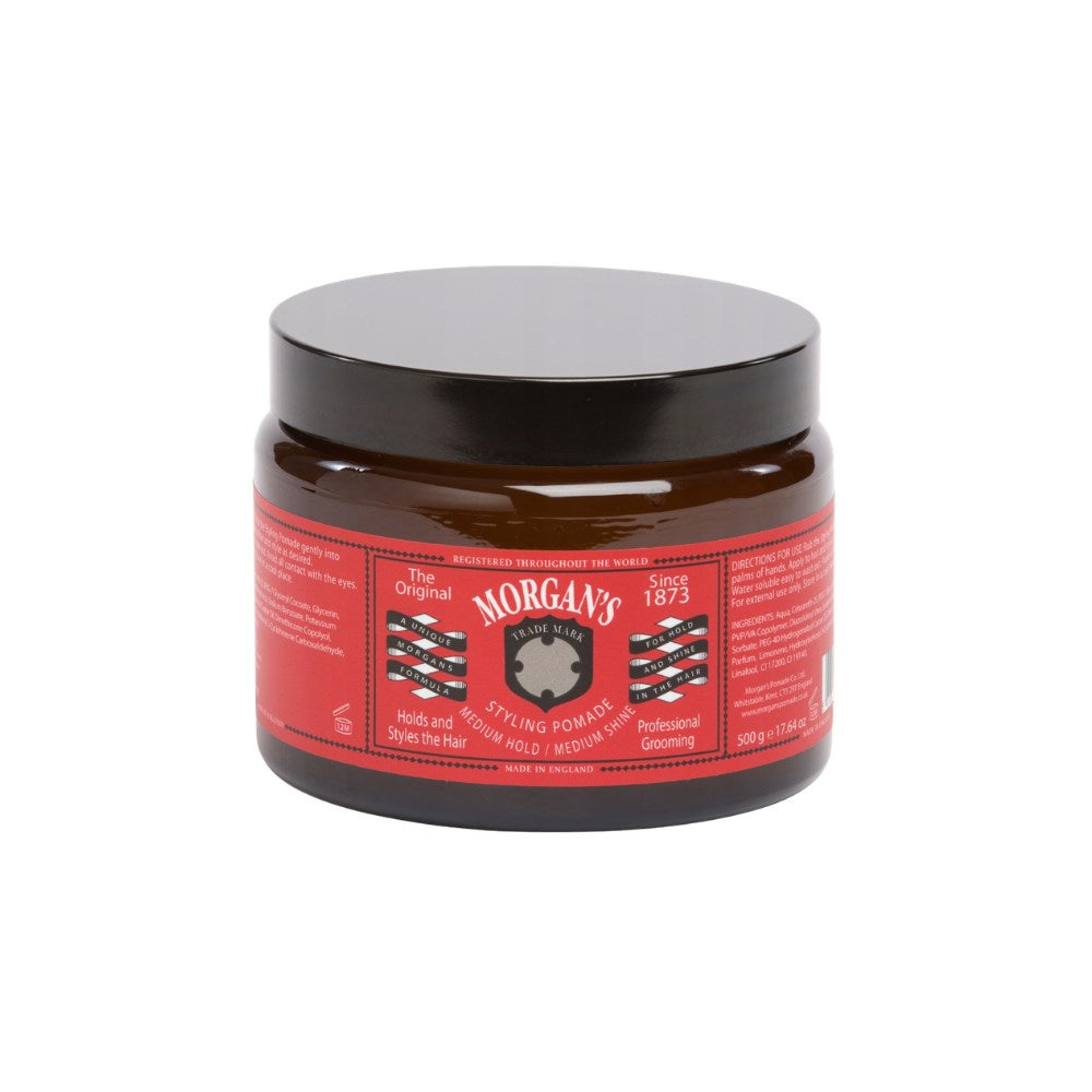 Morgan's Pomade Medium Hold & Shine Pomade Orta Tutucu Parlaklık Veren Pomat (RED LABEL) 500gr