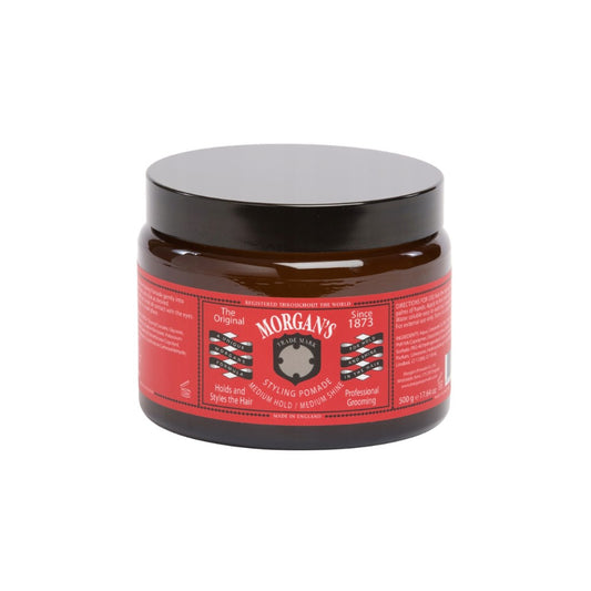 Morgan's Pomade Medium Hold & Shine Pomade Orta Tutucu Parlaklık Veren Pomat (RED LABEL) 500gr