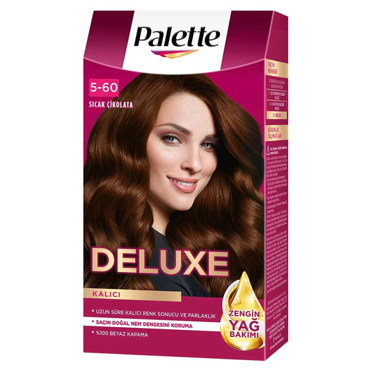 Palette Deluxe Saç Boyası 50ml (5-60 Sıcak Çikolata) 