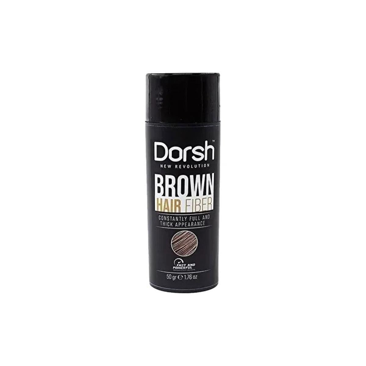 Dorsh Dark Brown Hair Fiber Saç Dolgunlaştırıcı Topik Kahverengi 50gr
