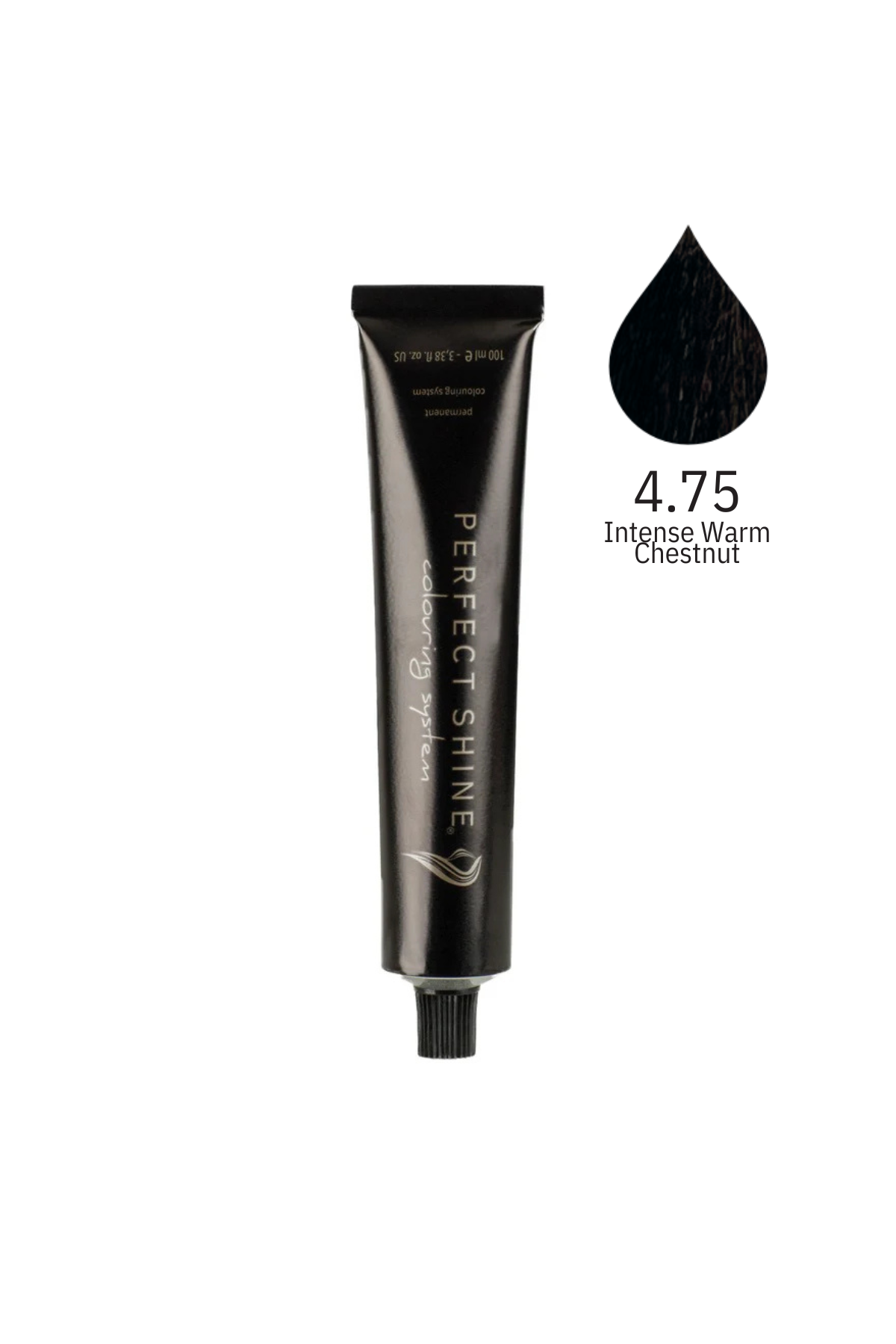 Perfect Shine Permanent Profesyonel Saç Boyası 100ml -Yoğun Sıcak Kestane/Koyu Kahve (BROWN MAHOGANY-4.75)