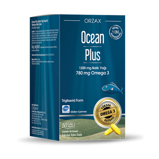 Orzax Ocean Plus 1200 mg 50 Kapsül