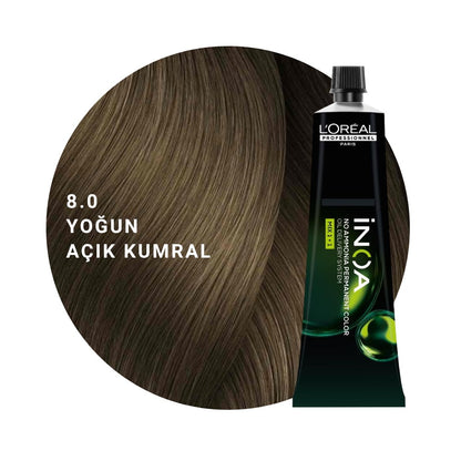 L’Oréal Professionnel INOA Saç Boyası 60gr - 8.0 Yoğun Açık Kumral