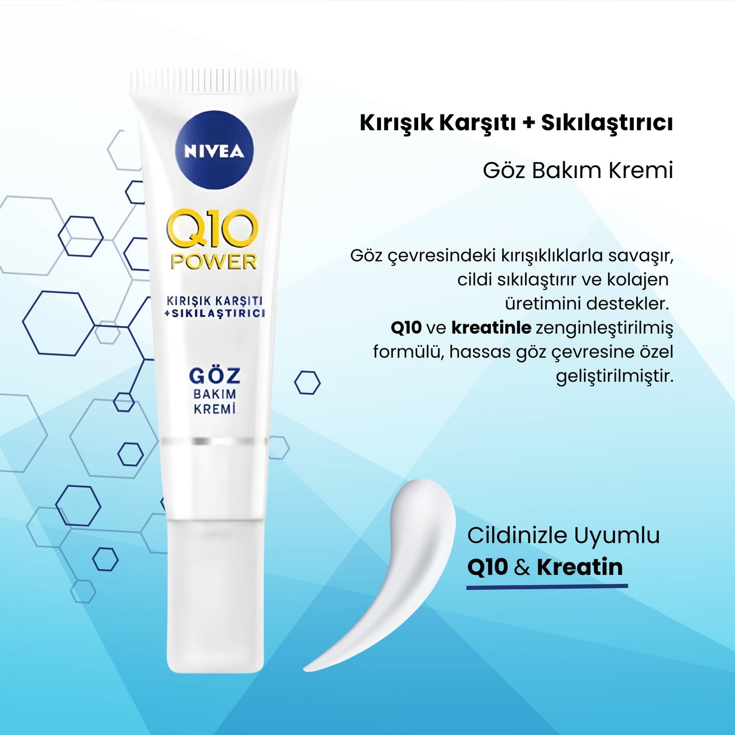 Nivea Q10 Kırışık Karşıtı Göz Bakım Kremi 15 ml