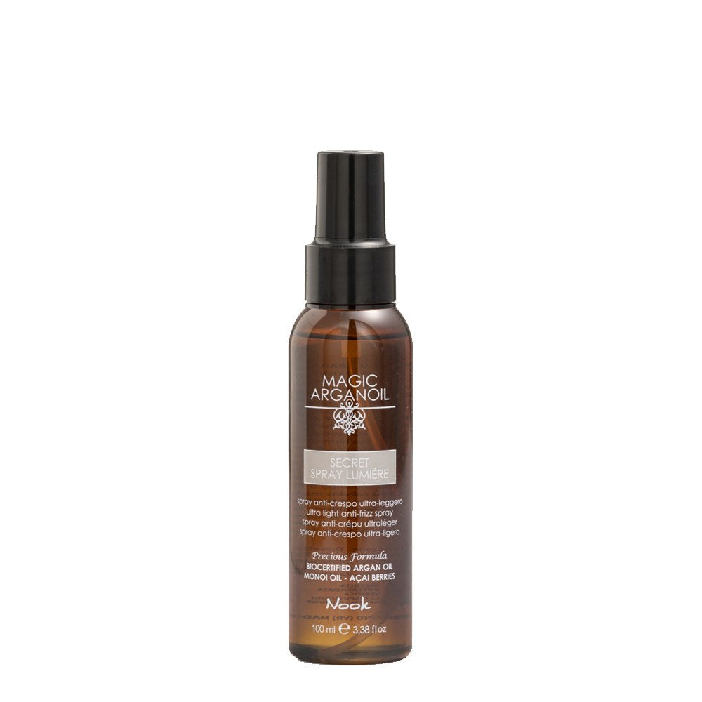 Nook Magic Arganoil Secret Lumière Elektriklenme Karşıtı Parlatıcı Saç Spreyi 100ml