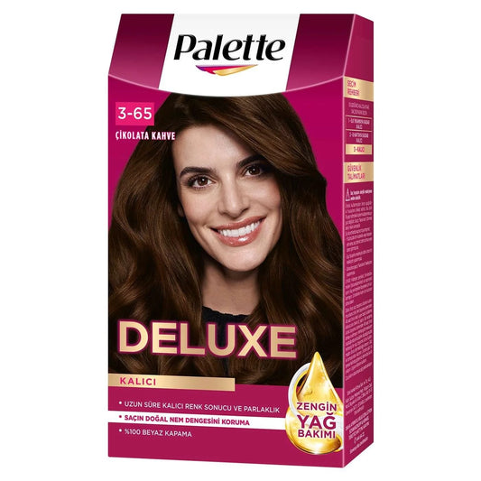 Palette Deluxe Saç Boyası 50ml (3-65 Çikolata Kahve) 