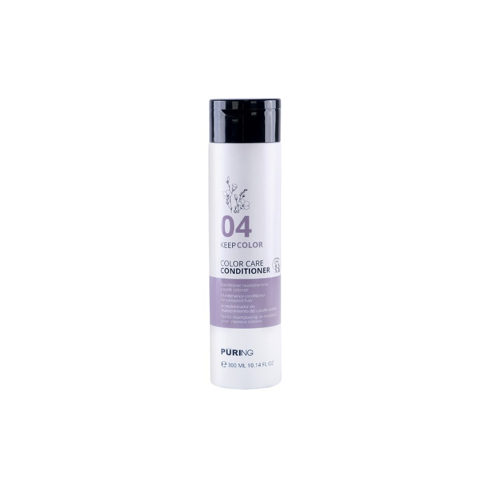 PURING 04 KeepColor Boyalı Saçlar için Keten Tohumu Yağı & E Vitaminli Renk Koruyucu Saç Kremi 300ml