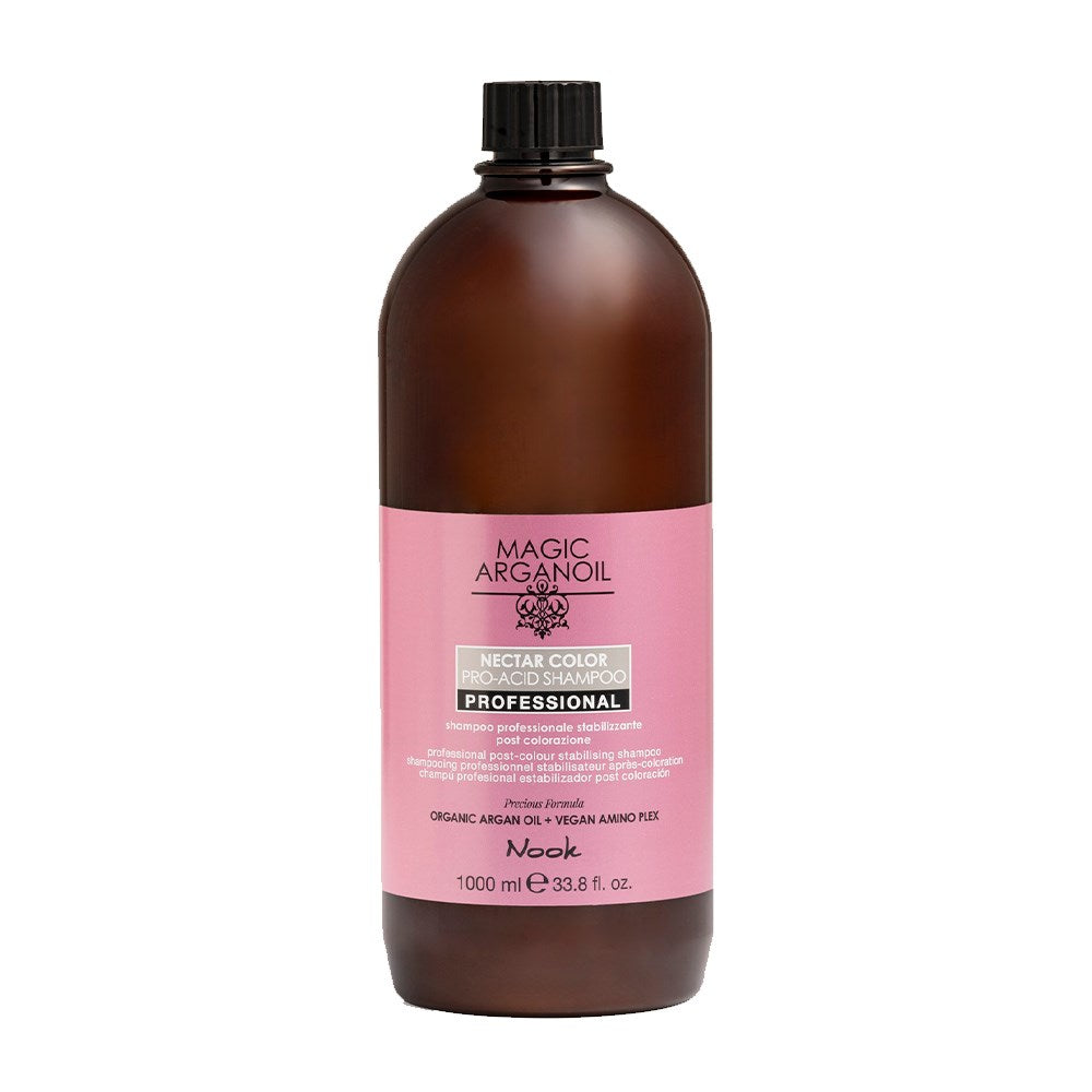 Nook Magic Arganoil Nectar Color Pro-Acid Profesyonel Boyama Sonrası Renk Sabitleyici Şampuan 1000ml