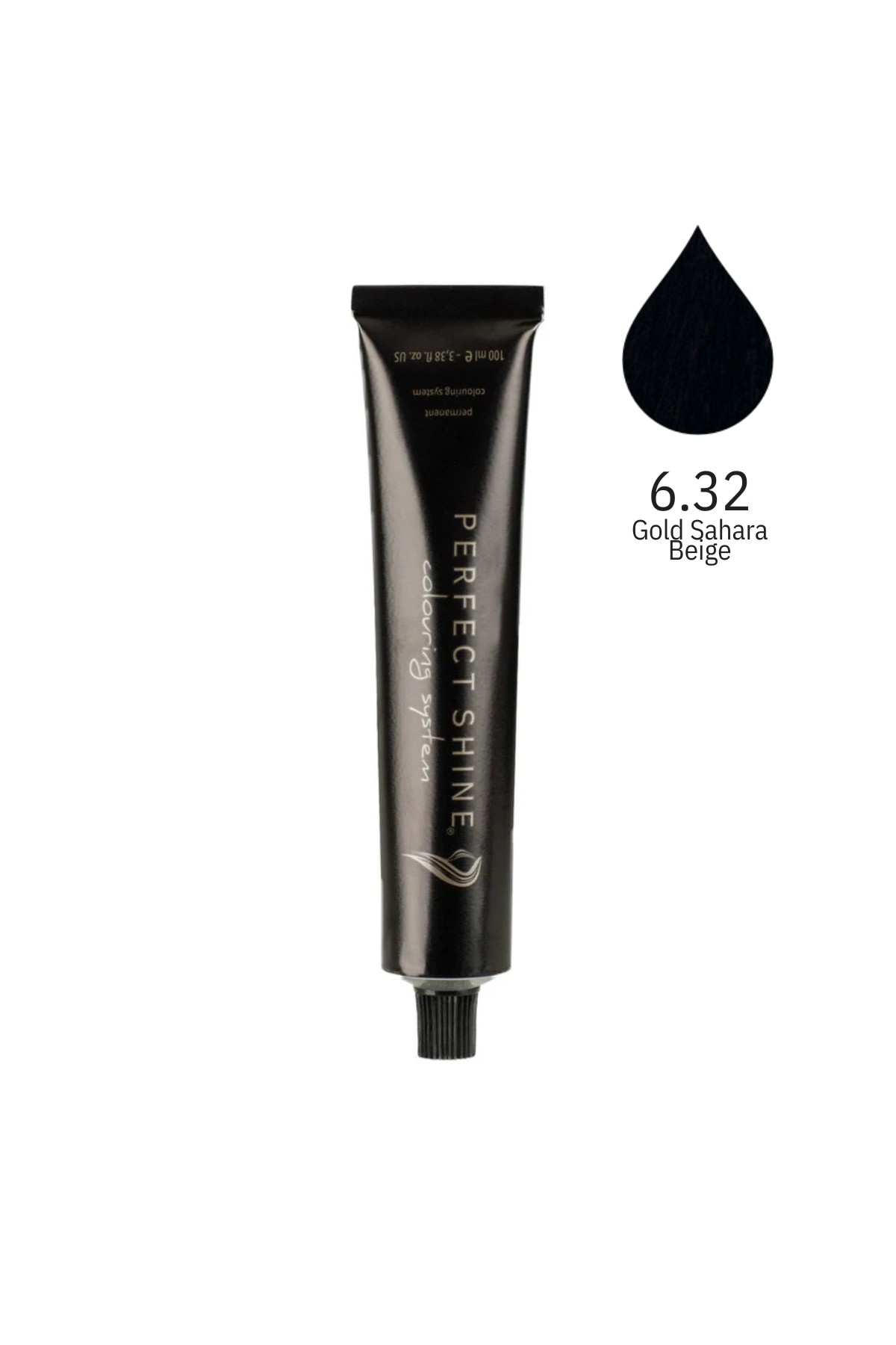 Perfect Shine Permanent Profesyonel Saç Boyası 100ml -Koyu Bej Kumral / Soğuk Karamel(GOLD VIOLET-6.32)