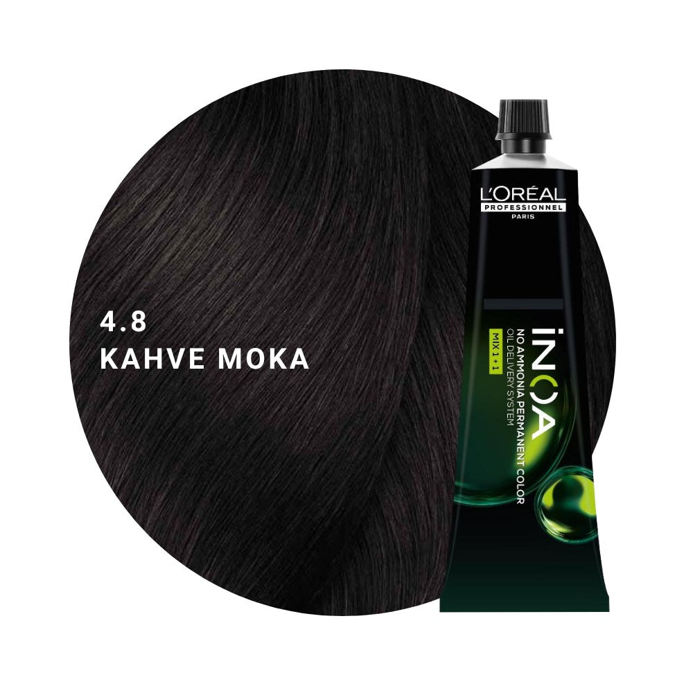 L’Oréal Professionnel INOA Saç Boyası 60gr - 4.8 Kahve Moka