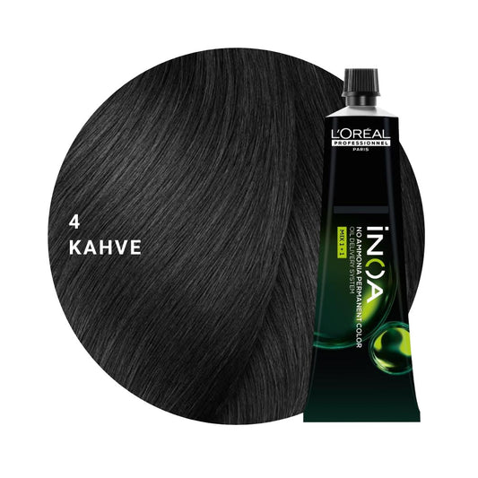 L’Oréal Professionnel INOA Saç Boyası 60gr - 4 Kahve
