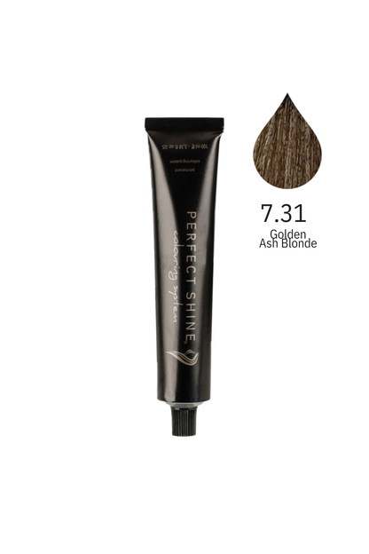 Perfect Shine Permanent Profesyonel Saç Boyası 100ml - Kum Beji Kumral / Küllü Kumral (SAND-7.31)