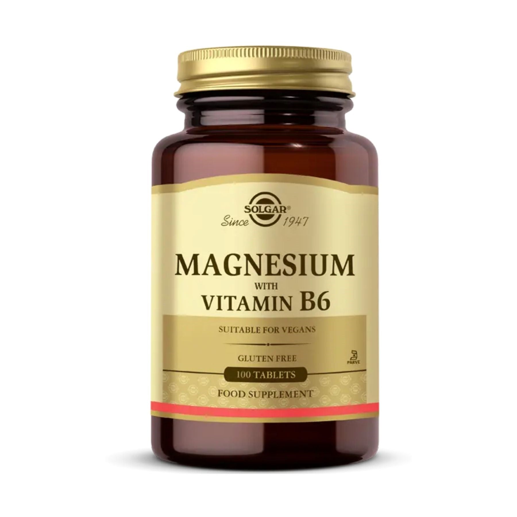 Solgar Magnesium with Vitamin B6 100 Tablet